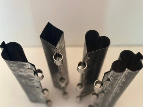 4 Vintage Tin Canapé Molds Perfect for a Card Party - Image 6