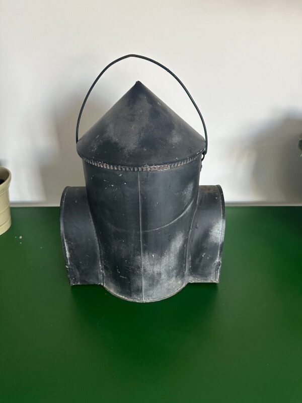 Primitive vintage galvanized chicken waterer