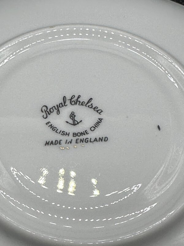 Vintage Royal Chelsea English Bone China Tea Cup and Saucer - Image 7
