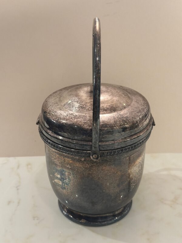 Antique Silverplate Ice Bucket Early 1900s - Image 2