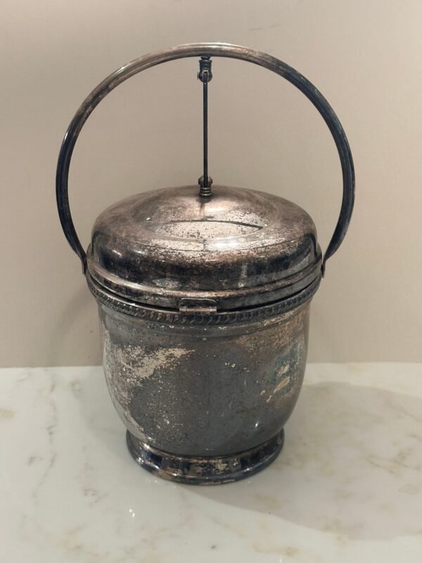 Antique Silverplate Ice Bucket Early 1900s - Image 5