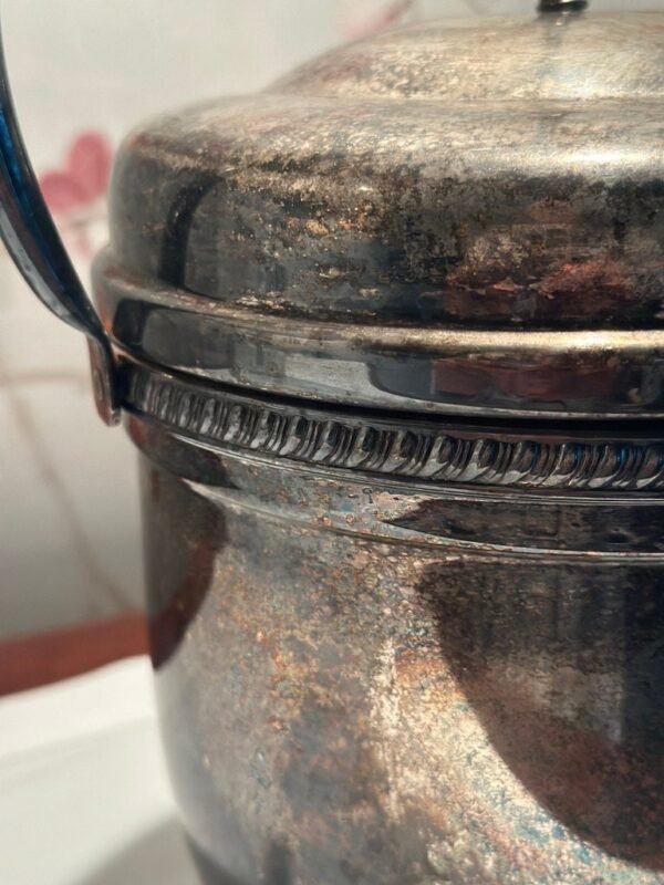 Antique Silverplate Ice Bucket Early 1900s - Image 10