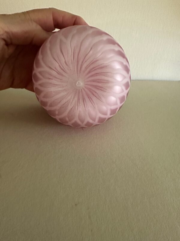 Antique Mt Washington Pink Cased Glass Paperweight - Image 6