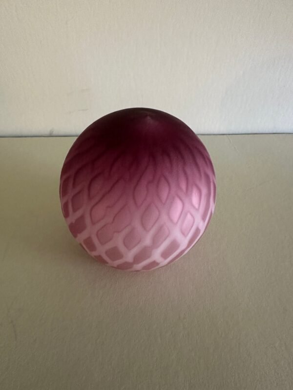 Antique Mt Washington Pink Cased Glass Paperweight - Image 7