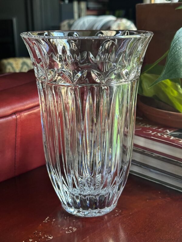 Vintage Block Poland Tulip Garden Crystal Vase - Image 5