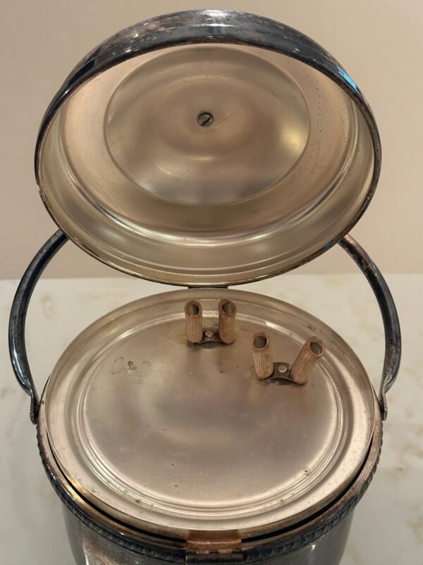 Antique Silverplate Ice Bucket Early 1900s - Image 7
