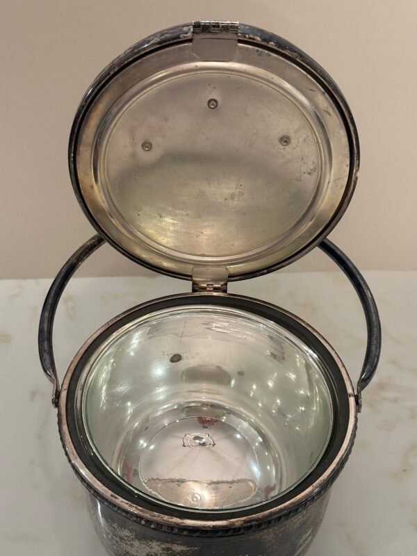 Antique Silverplate Ice Bucket Early 1900s - Image 8