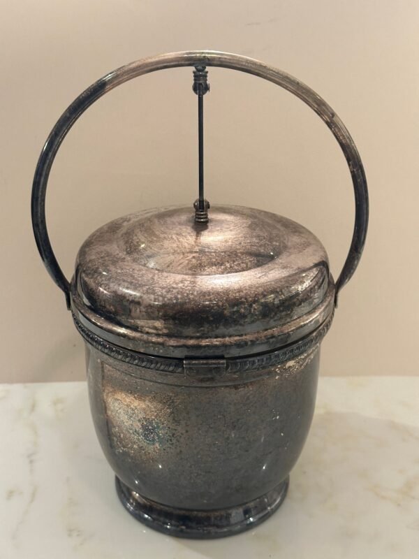 Antique Silverplate Ice Bucket Early 1900s - Image 3