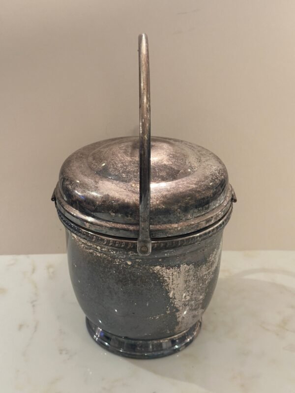 Antique Silverplate Ice Bucket Early 1900s - Image 4