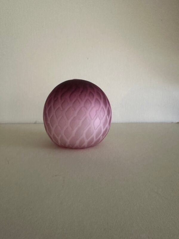 Antique Mt Washington Pink Cased Glass Paperweight - Image 5