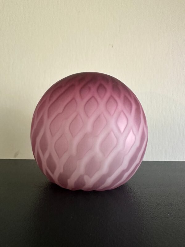 Antique Mt Washington Pink Cased Glass Paperweight - Image 8