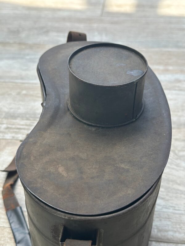 Antique Turn of the Century Tin Lunch Pail - Image 7