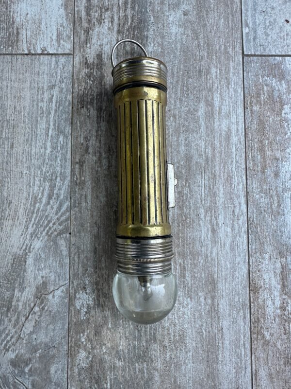 Antique "May Illuminating Torch" Brass Flashlight Circa 1920s - Image 8