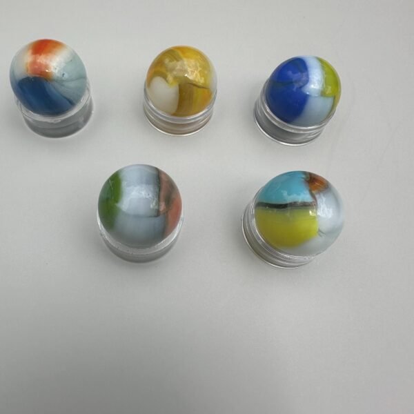Vintage Vitro Agate Company Marbles Set of 5 Marbles - Image 2