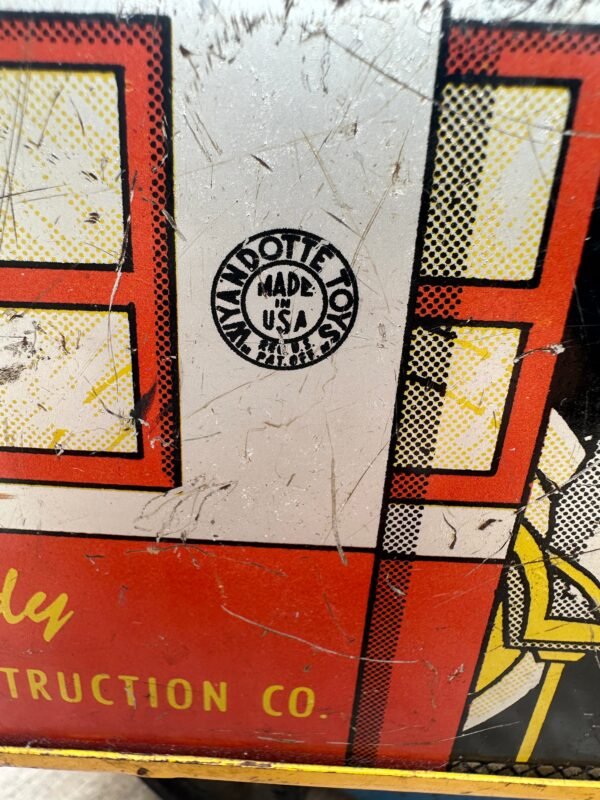 1950s Wyandotte Lima Sturdy Construction Steam Shovel - Image 10