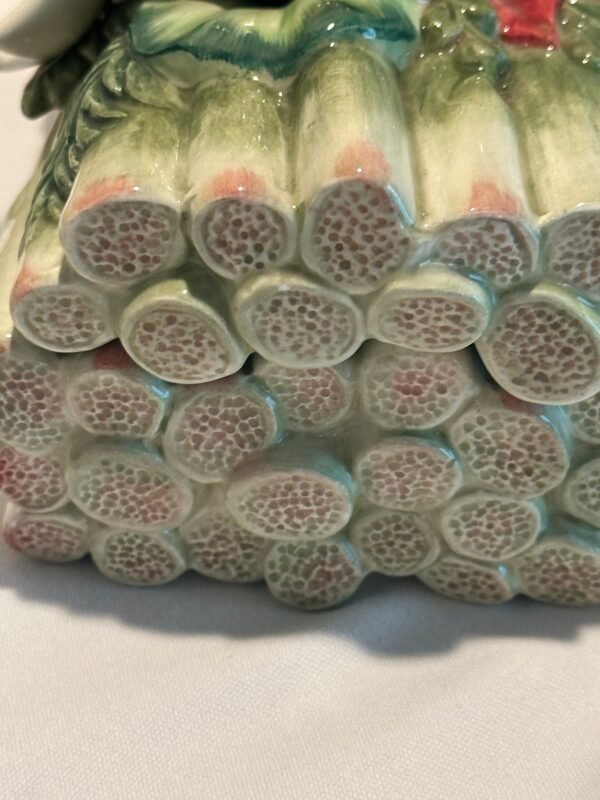 Vintage Fitz and Floyd 1996 Ceramic Asparagus Box - Image 10