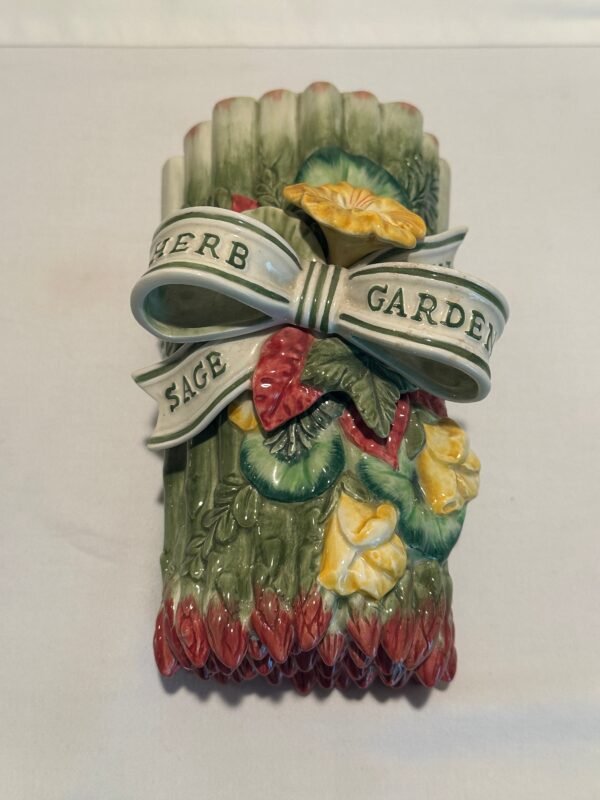 Vintage Fitz and Floyd 1996 Ceramic Asparagus Box - Image 4