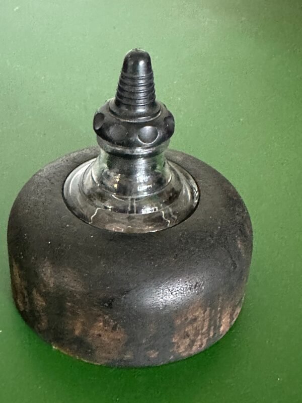 Vintage Inkwell with Dropper in a Wooden Holder - Image 8