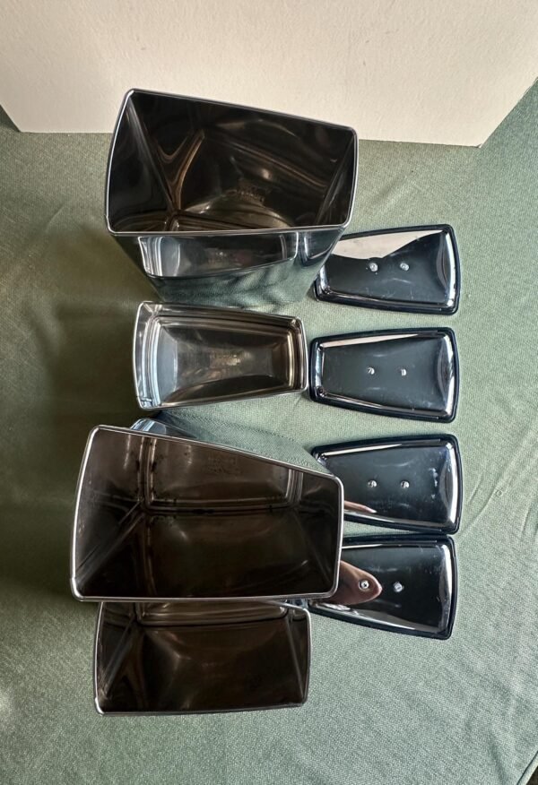 Vintage Mid Century Lincoln BeautyWare 4 Piece Canister Set - Image 10