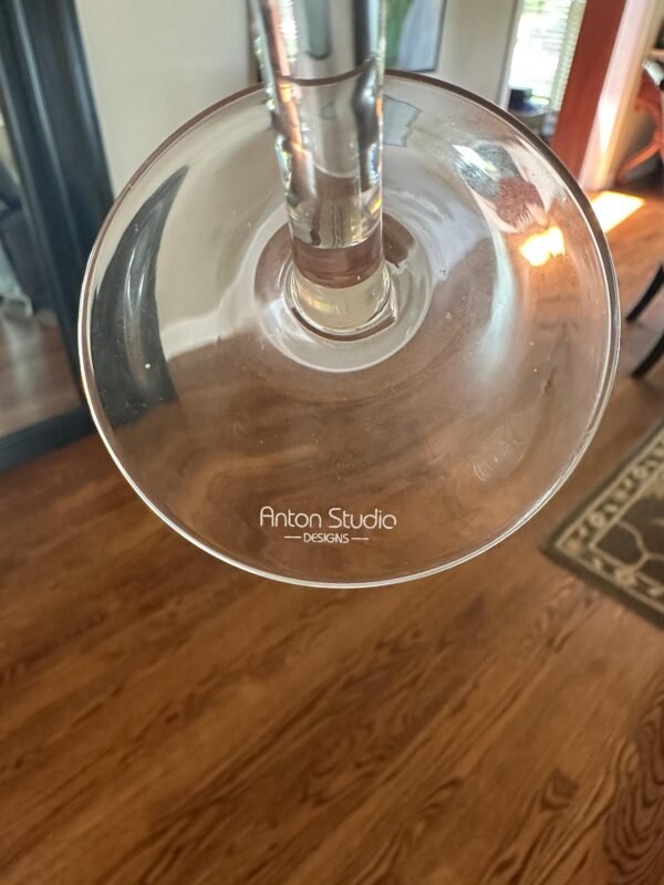 4 Discontinued Vintage Wine Glasses by Anton Studio - Image 6