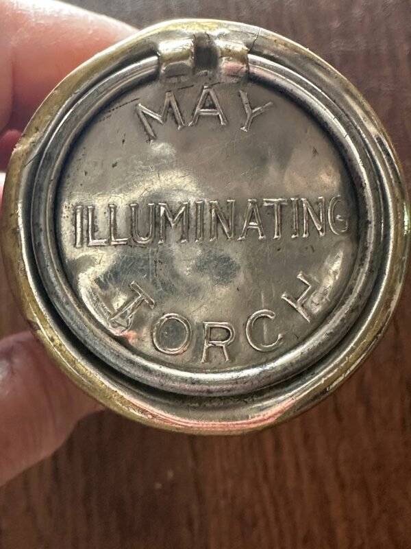 Antique "May Illuminating Torch" Brass Flashlight Circa 1920s - Image 2