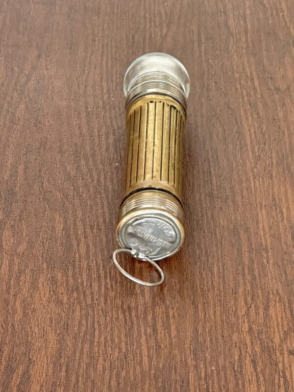 Antique "May Illuminating Torch" Brass Flashlight Circa 1920s - Image 4
