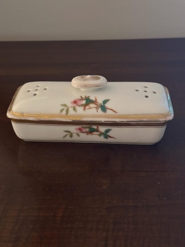 Antique Haviland Limoges France Toothbrush or Shaving Dish - Image 4