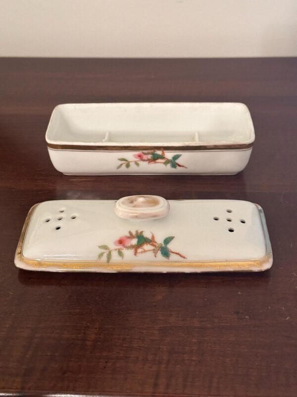 Antique Haviland Limoges France Toothbrush or Shaving Dish - Image 3