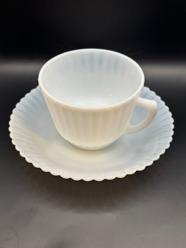 1930s Macbeth Evans Petalware Depression Glass Set of 12 - Image 2