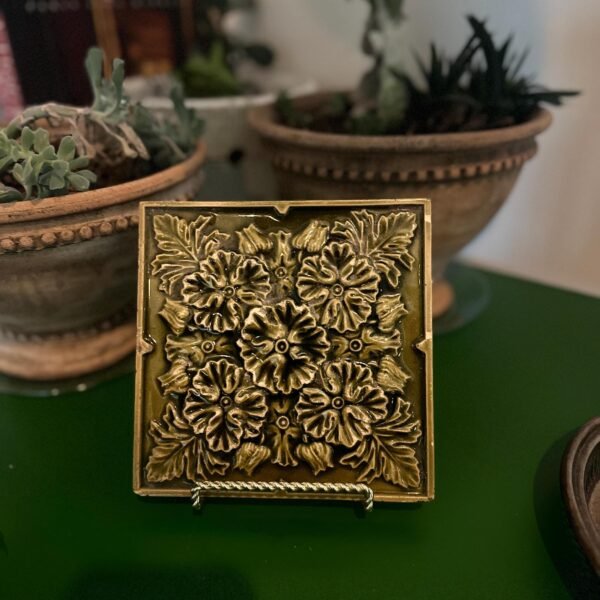 Vintage Majolica Wall Tile
