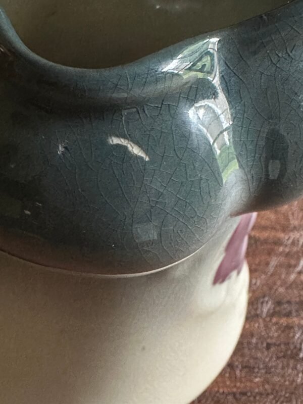 Antique Weller 1904 Floretta Grape Pattern Vase in Hard to Find Color Combo - Image 9