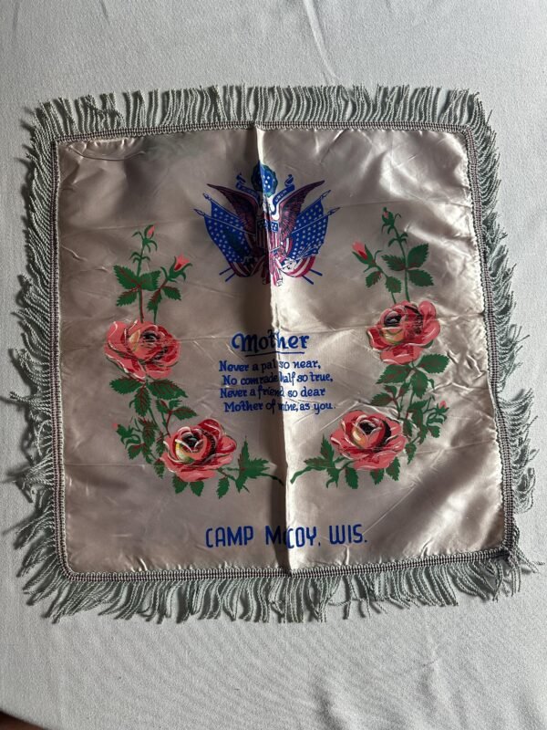 Vintage Army Camp McCoy Mother Pillow - Image 6