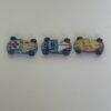 Vintage Set of 3 Mini Tin Litho Cars Japan Police Taxi and Ambulance - Image 7