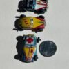 Vintage Set of 3 Mini Tin Litho Cars Japan Police Taxi and Ambulance - Image 3