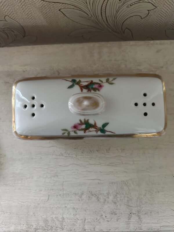 Antique Haviland Limoges France Toothbrush or Shaving Dish - Image 7