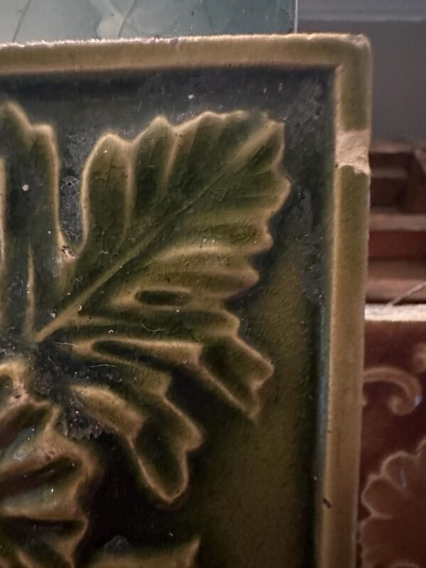 Vintage Majolica Wall Tile - Image 7