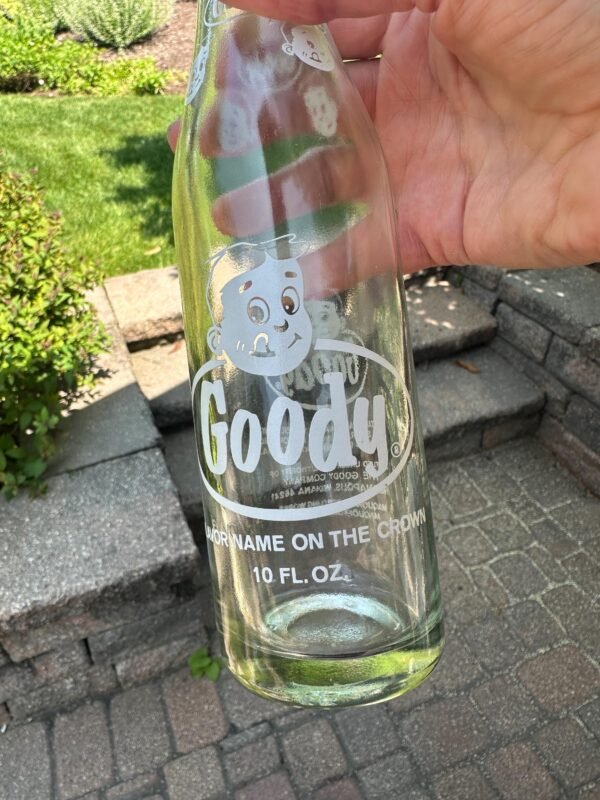 1970s Goody Collectible Soda Bottle with great Retro Graphics - Image 6