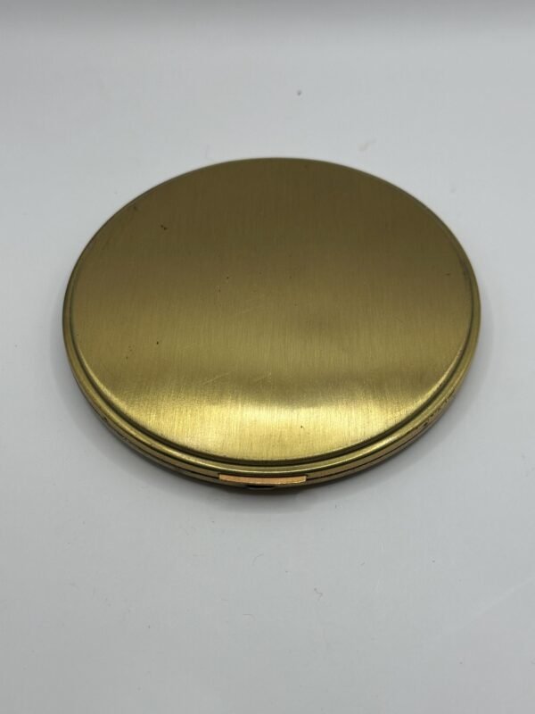 Vintage Powder Compact Large Flapjack Style - Image 3