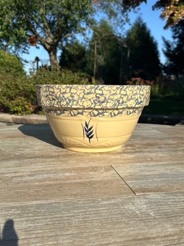 Vintage 12" R. Ransbottom Roseville Pottery Mixing Bowl