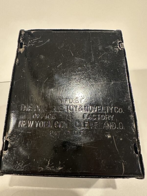 Antique 1923 Uncle Sams 3 Coin Savings Bank with Verical Slot - Image 3