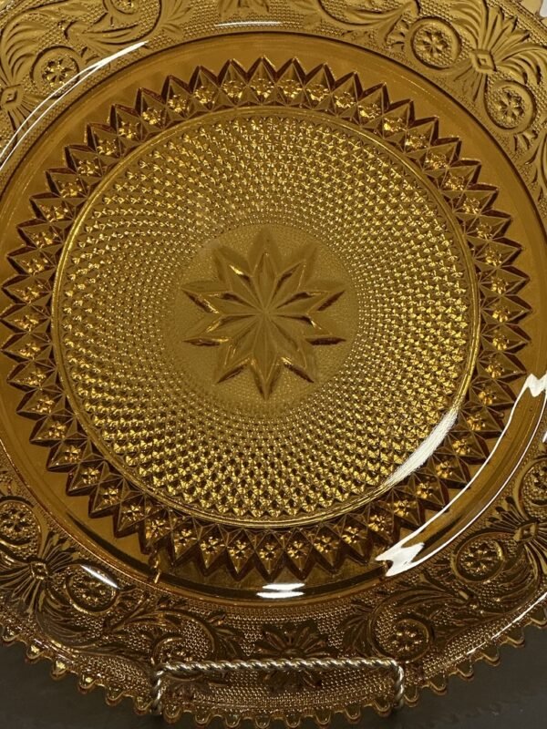 1970s Tiara Sandwich Glass 12 Inch Serving Platter - Image 3