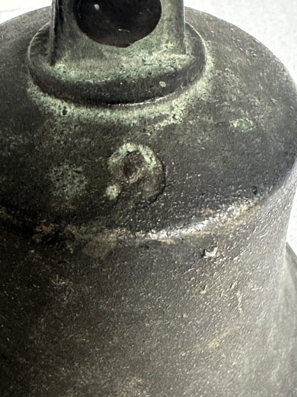 Antique Heavy Brass Shopkeepers Entry Bell - Image 3