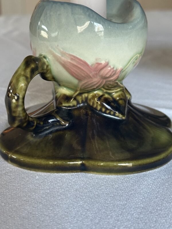 Hull Woodland 1950s Console Bowl and Matching Candlestick Holders - Image 2