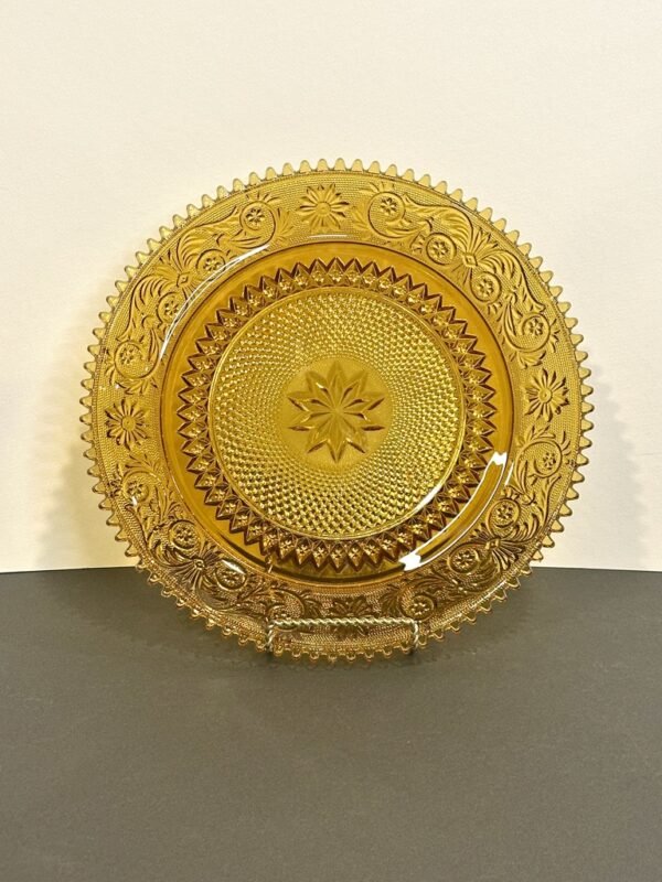 1970s Tiara Sandwich Glass 12 Inch Serving Platter - Image 2