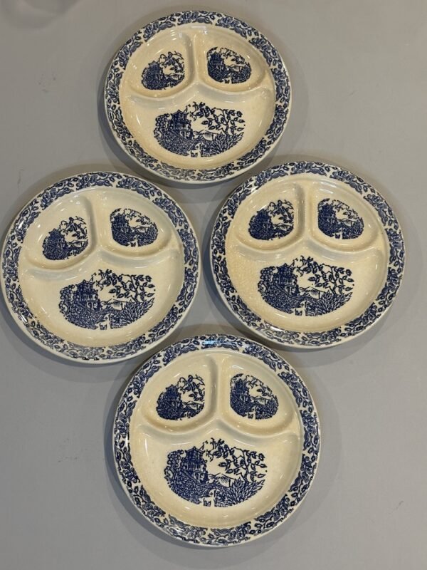 4 Vintage Universal Cambridge Restaurant Ware Grill Plates - Image 2