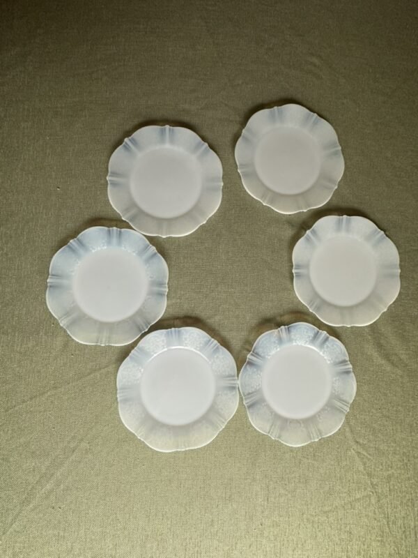 6 Vintage Monax American Sweetheart Depression Glass Dishes - Image 2