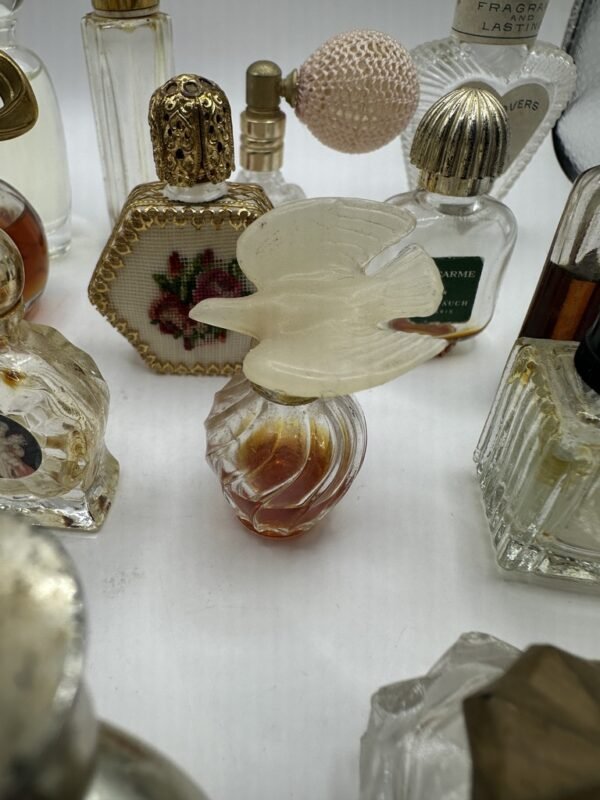 A Display of 20 Mini Vintage Perfume Bottles - Image 5
