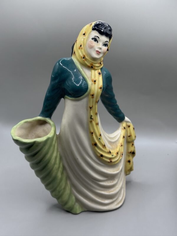 Vintage Lady Figurine Bud Vase by Ceramic Arts Studio 1940s-1950s - Image 3
