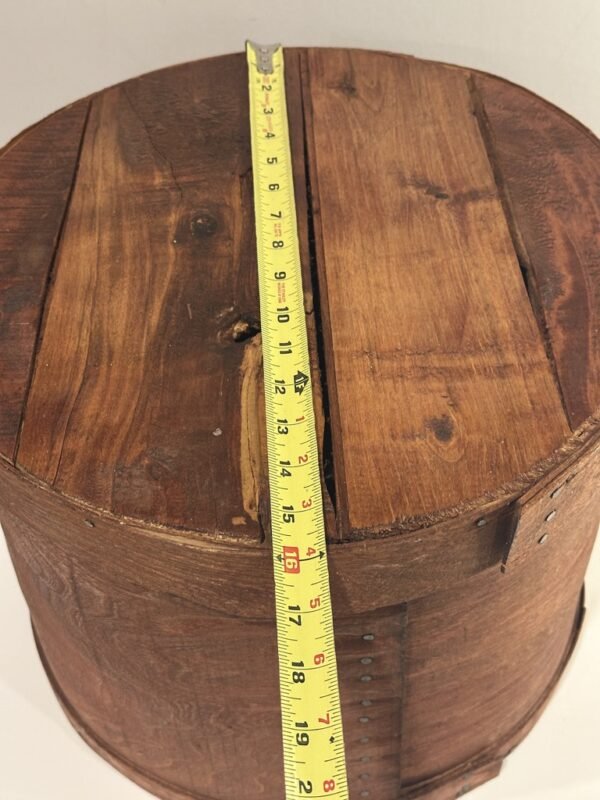 Antique Large Bent Wood Cheese Storage Box - Image 7
