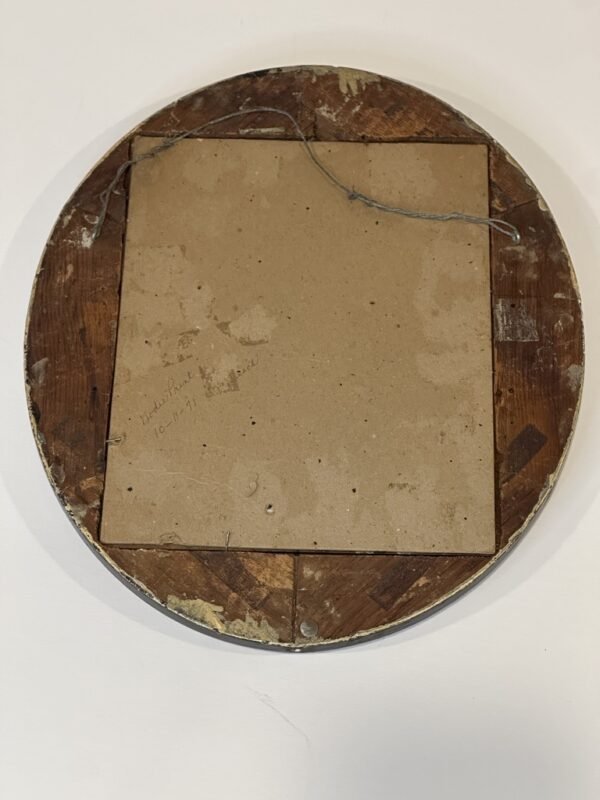 Antique Wood and Gesso Frame with Vintage La Mode Illustree print - Image 4